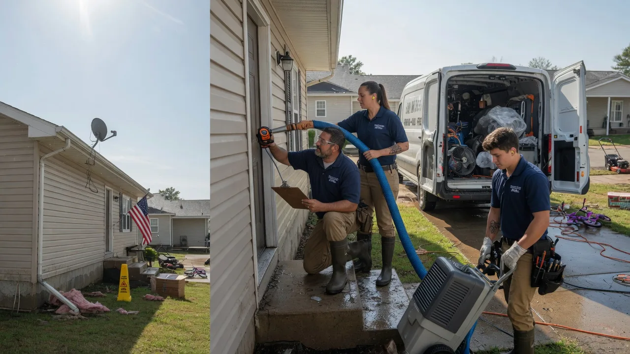 Ceiling Water Damage Restoration in Upper Sandusky, OH near me
